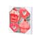 Glitzhome® Valentine's Wooden Cup Cakes & Heart Table Décor Set